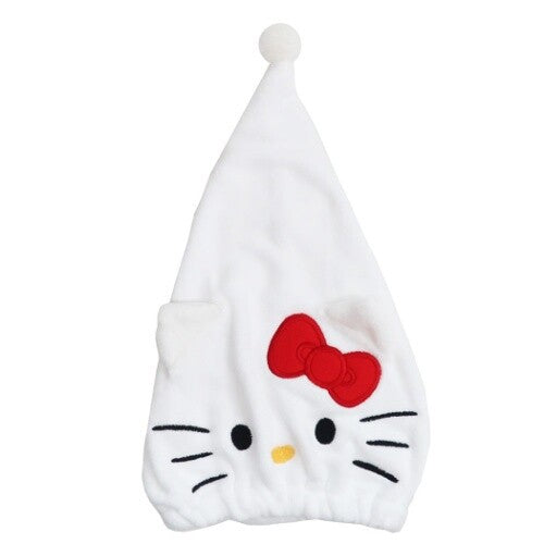 角落生物及Sanrio卡通人物吸水毛巾乾髮帽-Hello Kitty-Suchprice® 優價網