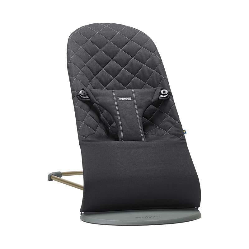 BabyBjörn Bliss 嬰兒搖椅 瑞典製造-純棉 Cotton-黑色 Black-Suchprice® 優價網