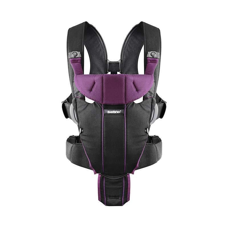 BabyBjörn Baby Carrier Miracle 嬰兒揹帶 瑞典品牌-純棉-紫色 Purple-Suchprice® 優價網