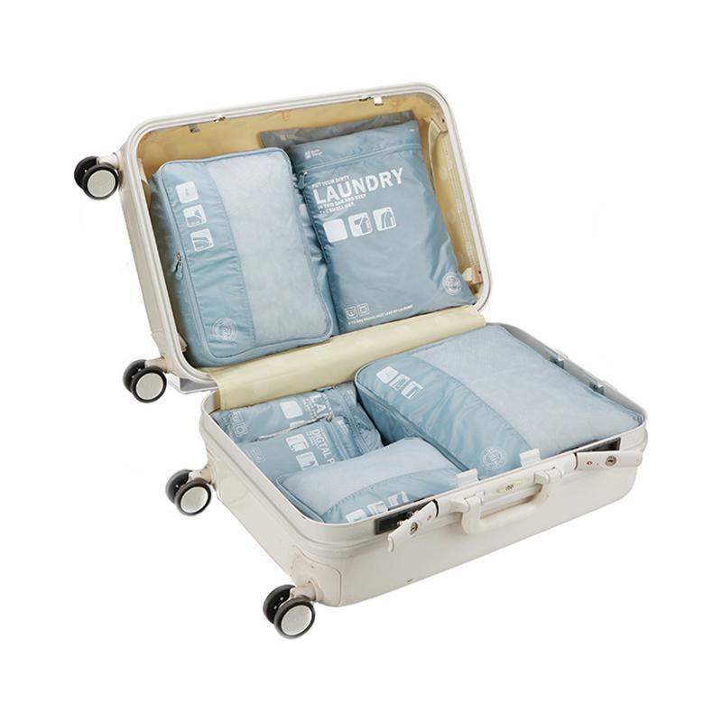 Botta Design 韓國品牌 旅行收納袋 7件裝-BABY BLUE-Suchprice® 優價網