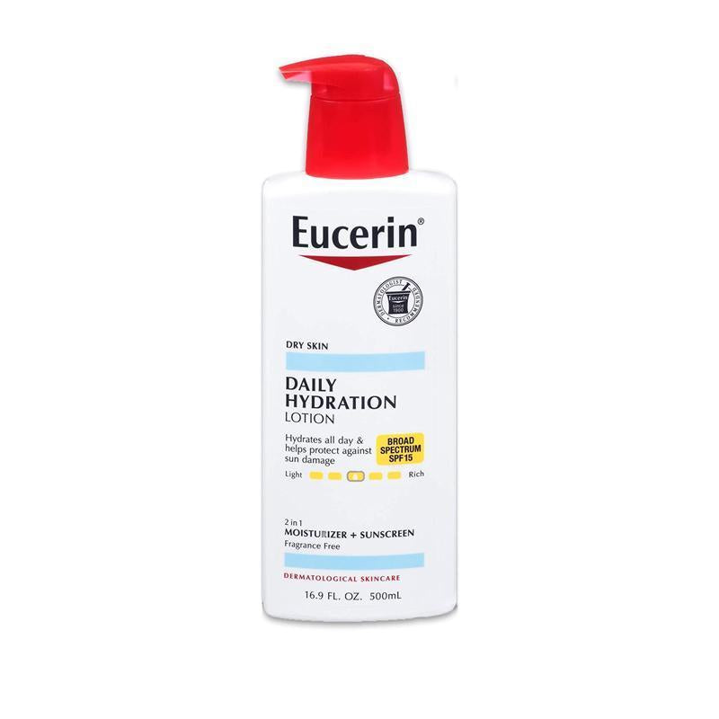 Eucerin Daily Hydration Lotion with Broad Spectrum SPF 15 500ml-Suchprice® 優價網