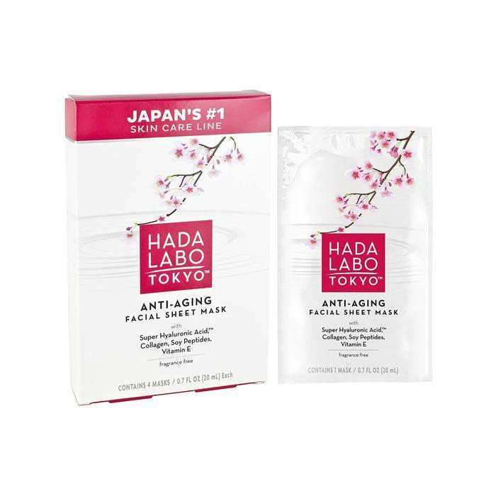 Hada Labo Tokyo Ultimate Anti-aging Facial Sheet Mask (4 X 20ml)-Suchprice® 優價網
