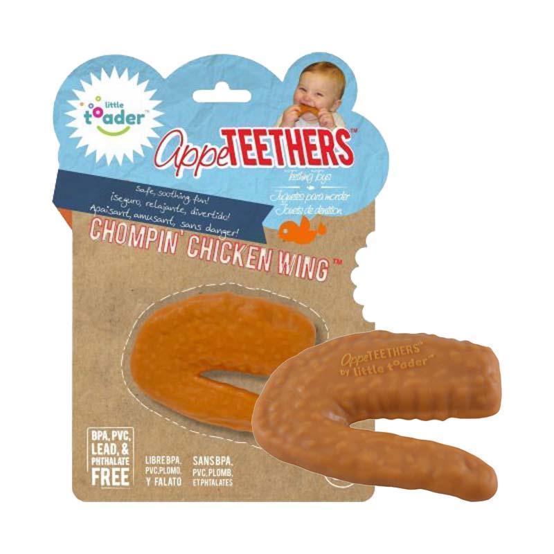 Little toader appeTEETHERS 3D食物造型嬰兒牙膠玩具-窩夫格仔餅-Suchprice® 優價網
