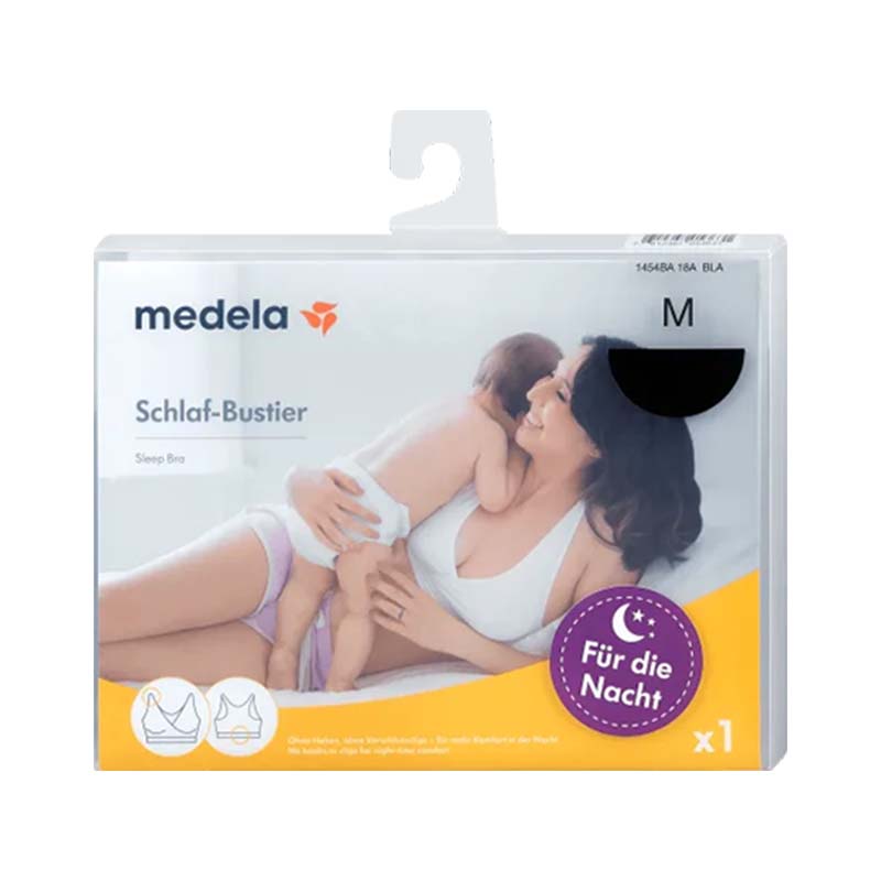 MEDELA Sleep Bustier Nursing Bra 孕婦/哺乳胸圍 黑色-M-Suchprice® 優價網