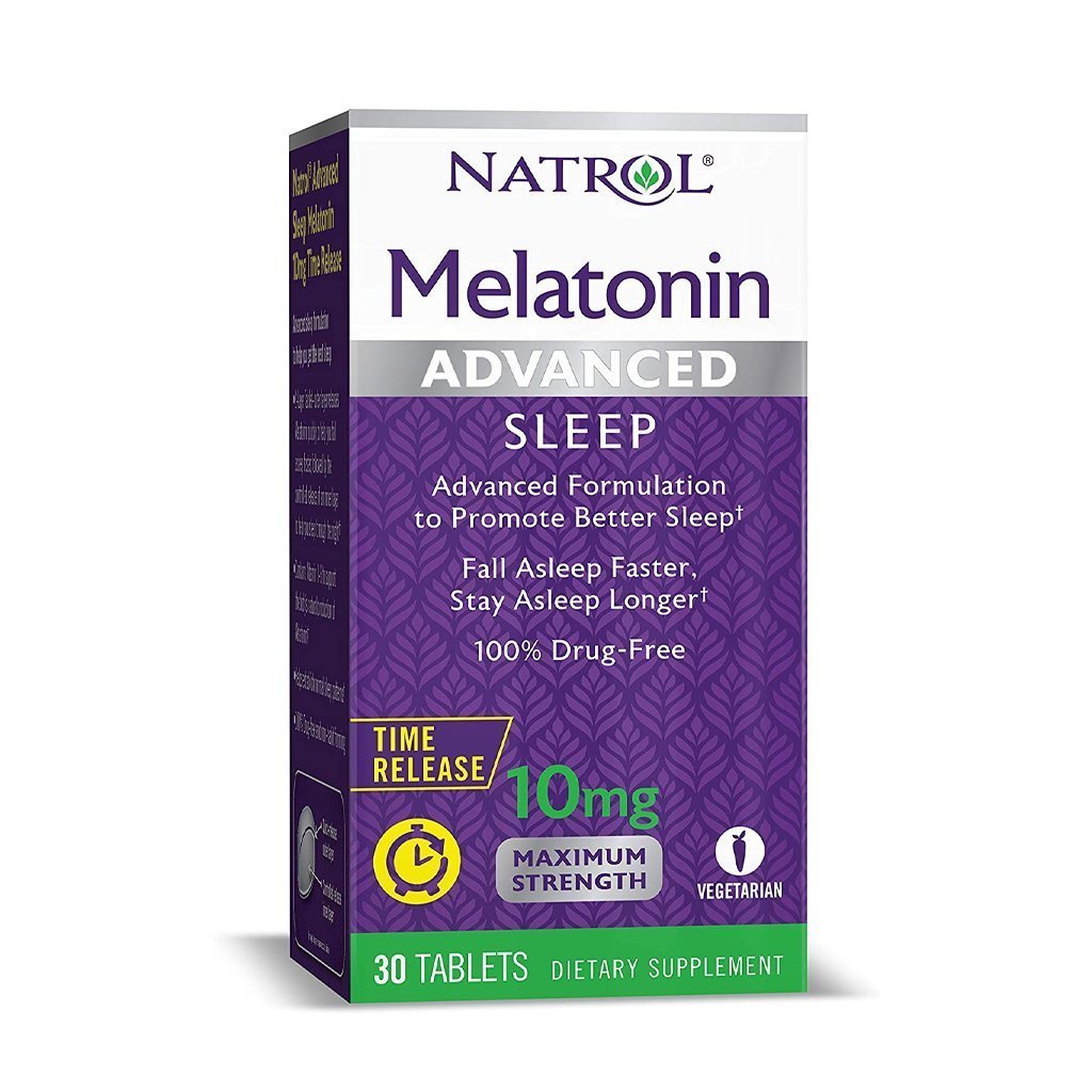 Natrol Melatonin 10mg Advanced Sleep Tablets 30 Tablets-Suchprice® 優價網