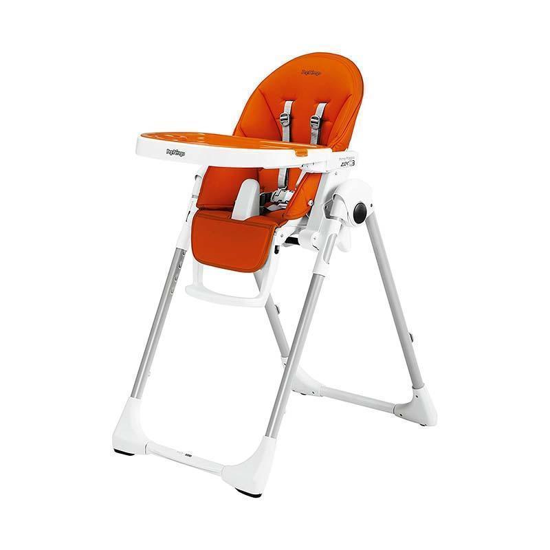 Peg-Pérego Prima Pappa FOLLOW ME (新版ZERO 3) 高腳餐椅 0-3.5歲-環保皮革-ARANCIA 橙色-Suchprice® 優價網