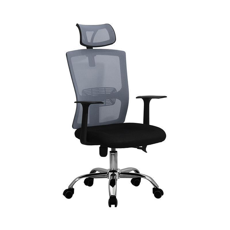 ProWork® D37 辦公椅 電腦椅 電鍍鋼腳-黑色 Black-自己裝(紙箱包裝)-Suchprice® 優價網