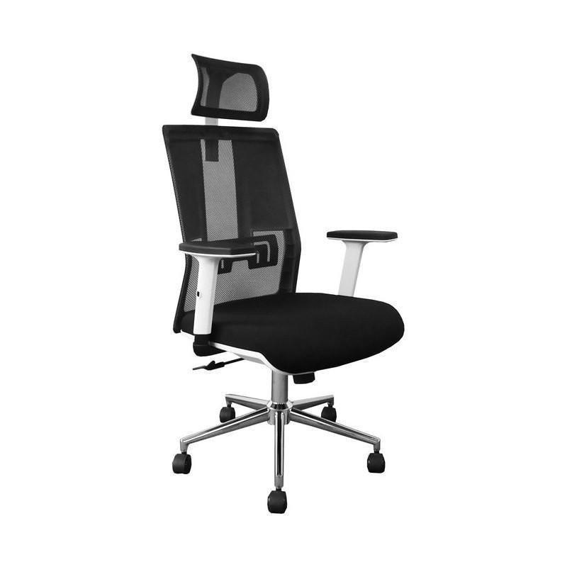 ProWork® D42 辦公椅 電腦椅 電鍍鋼腳 升降扶手-黑色 Black-自己裝(紙箱包裝)-Suchprice® 優價網