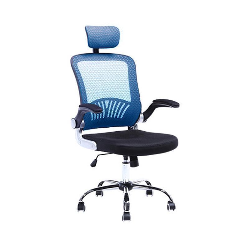 ProWork® D53 辦公椅 電腦椅 電鍍鋼腳 活動扶手-黑色 Black-自己裝(紙箱包裝)-Suchprice® 優價網