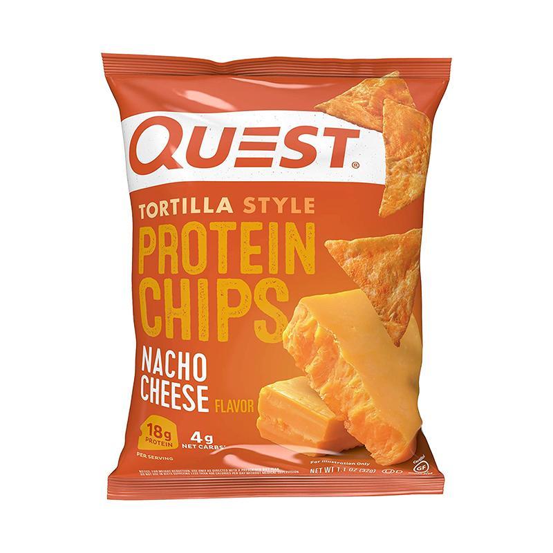 Quest Nutrition Tortilla Style Protein Chips 32g-Nacho Cheese-Suchprice® 優價網