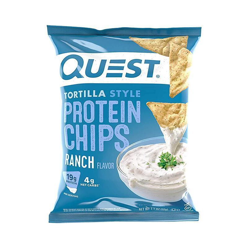 Quest Nutrition Tortilla Style Protein Chips 32g-Ranch-Suchprice® 優價網