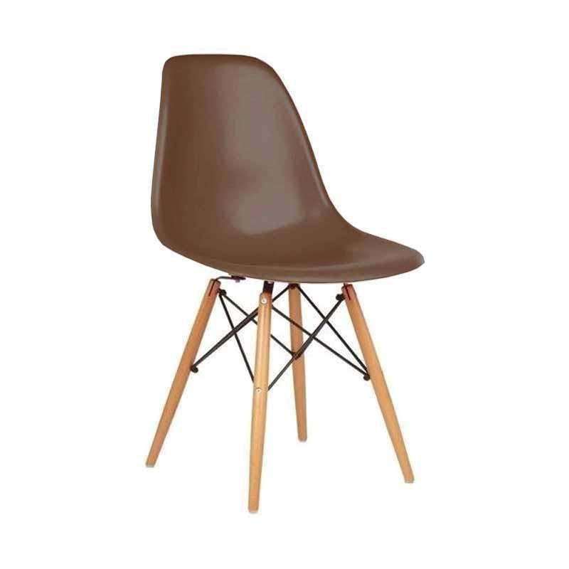 Suchprice® 優價網 A01 木腳餐椅-棕色 Brown-1張-Suchprice® 優價網