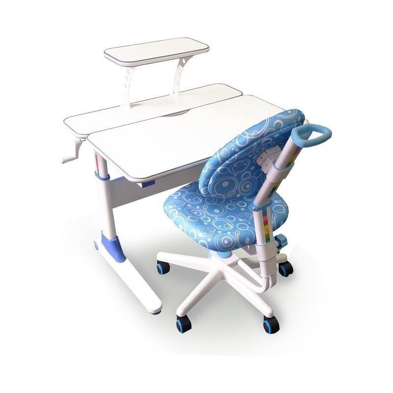 Suchprice® 優價網 兒童人體工學桌套裝 Z80A 手搖升降 連工學椅 ZC06-淺藍色 Blue-Suchprice® 優價網
