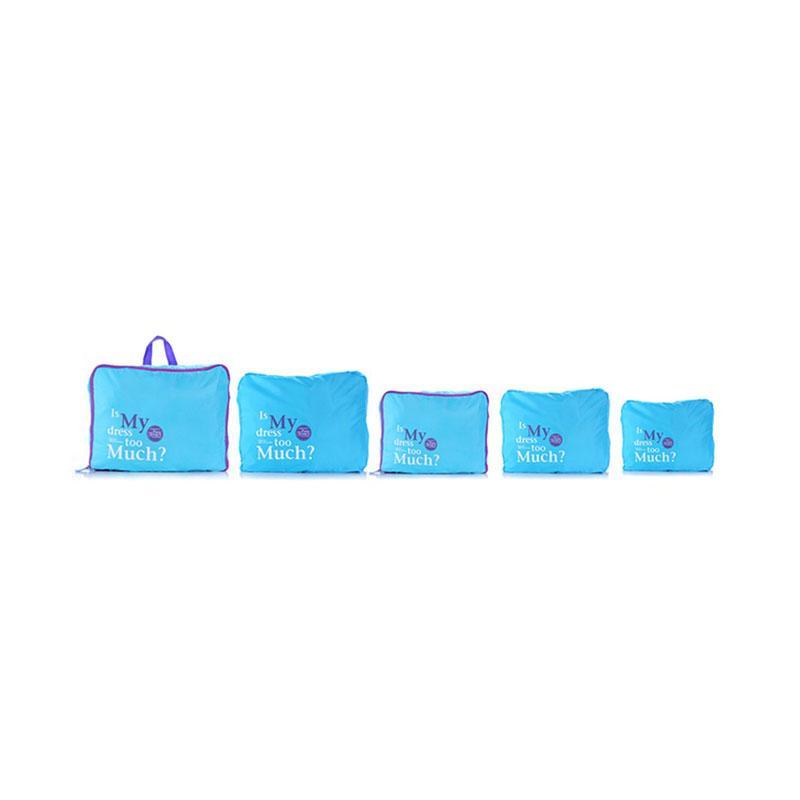 Suchprice® 優價網 旅行收納袋5件套-藍色-Suchprice® 優價網