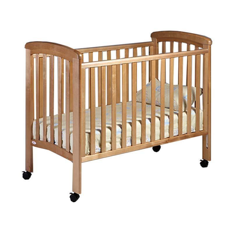 TROLL Nicole Mini 北歐實木嬰兒床 歐洲製造-復古木色-淨床架-Suchprice® 優價網