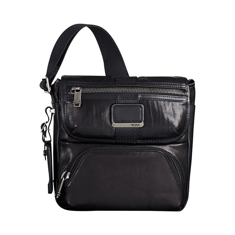 Tumi Alpha Bravo Barton Leather Crossbody Bag-Black-Suchprice® 優價網