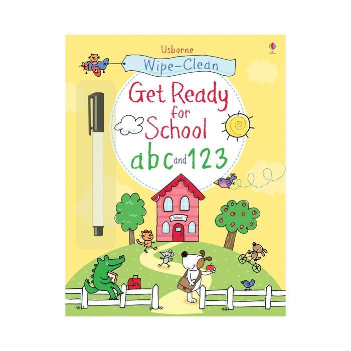 Usborne Wipe-clean Get Ready for School abc and 123-Suchprice® 優價網